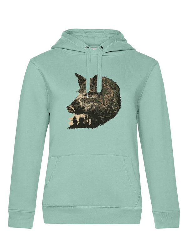 Wildschwein | Damen Hoodie