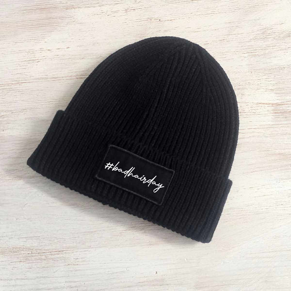 #badhairday Strick Beanie