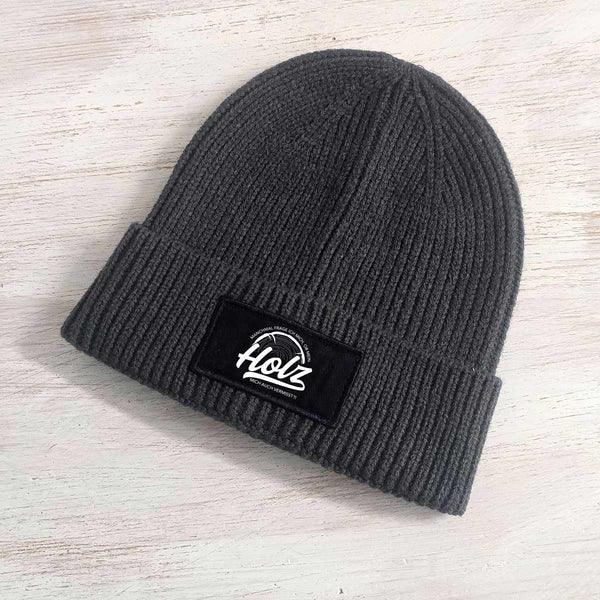 Holz Strick Beanie