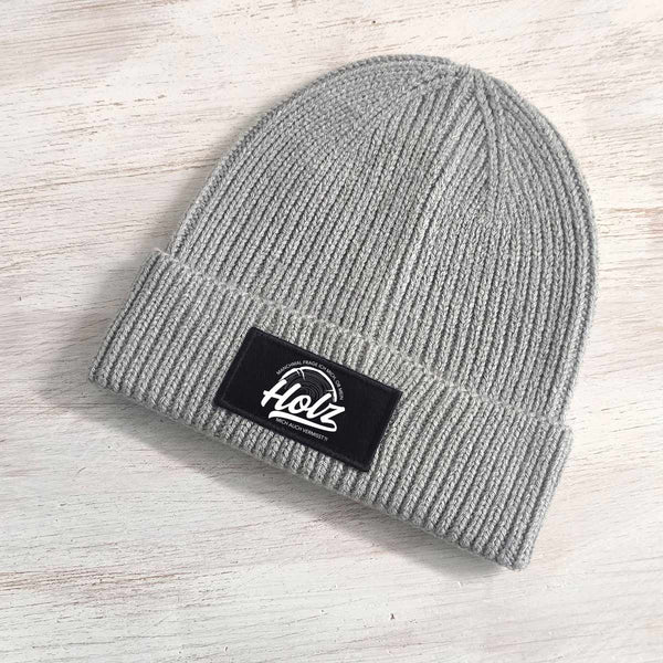 Holz Strick Beanie