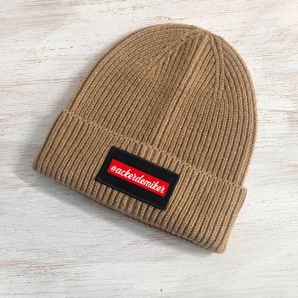 Ackerdemiker Strick Beanie